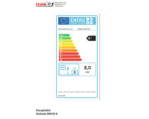 Kachelofen Hark Vermont 1 Marmor classico-beige 8 kW - Image 3