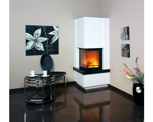 Kaminbausatz Hark Easy 500 Granit naturweiß/schwarz 8 kW - Image 3