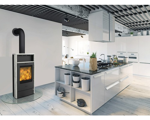Kaminofen Fireplace Torino Speckstein 6 kW - Image 3