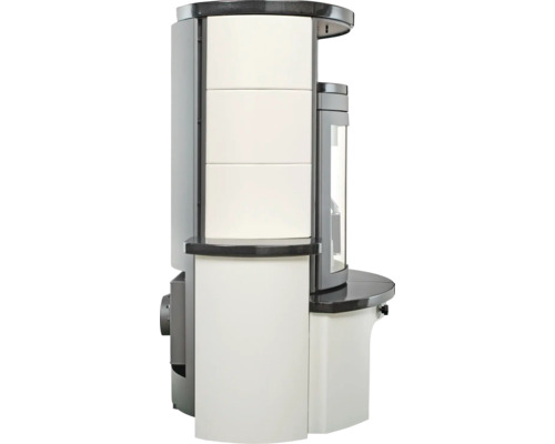 Kaminbausatz Hark Avenso GT ECOplus Keramik schwarz weiß 6 kW - Image 6