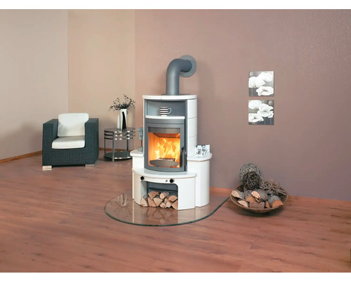 Kaminbausatz Hark Avenso GT ECOplus Keramik weiß 8 kW - Image 3