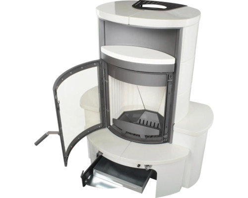 Kaminbausatz Hark Avenso GT ECOplus Keramik weiß 8 kW - Image 7